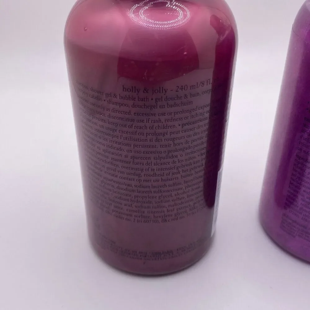 Philosophy Holly&Jolly/Sugar Plum Fairy Shampoo, Shower Gel & Bubble Bath